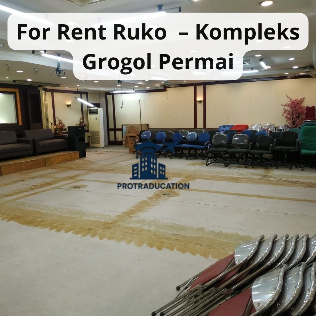 For Rent Ruko – Kompleks Grogol Permai